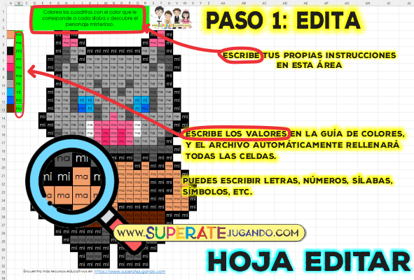 Pixel Harry Potter - Letras y Números