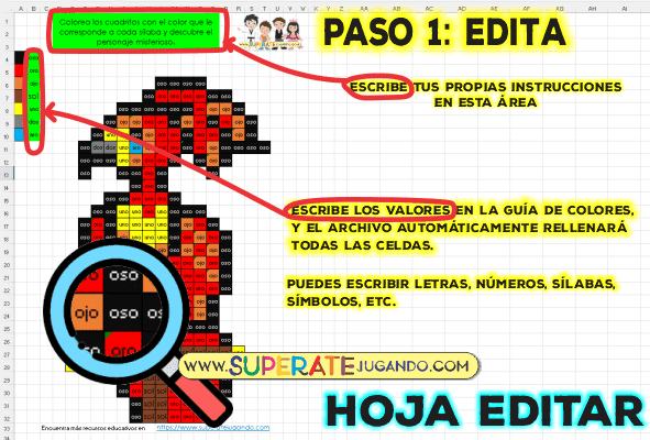 Pixel Harry Potter - Letras y Números