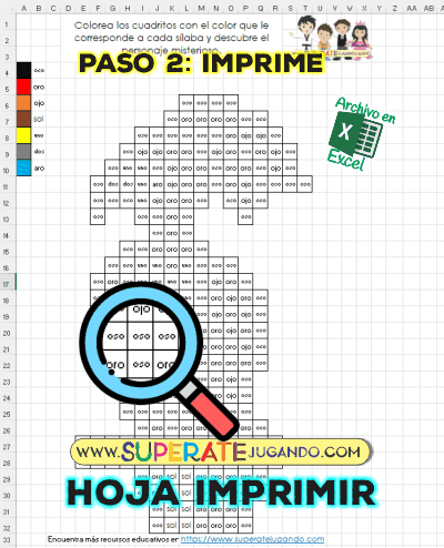 Pixel Harry Potter Letras y Numeros Fenix imprimir
