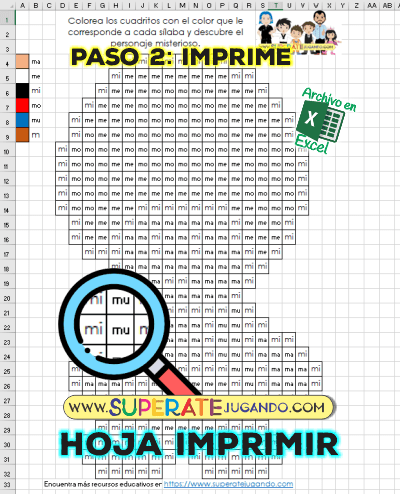 Pixel Mario Bros 2 - Numeros y Letras - Toad imprimir