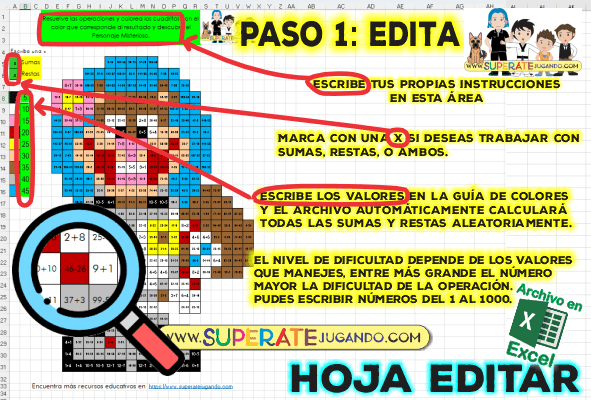 Pixel Bob Esponja - Sumas y Restas - Arenita editar