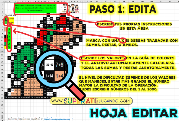 Pixel Mario Bros 1 - Sumas y Restas - Bowser editar