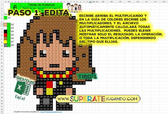 Pixel Harry Potter Tablas de Mutiplicar Hermione editar