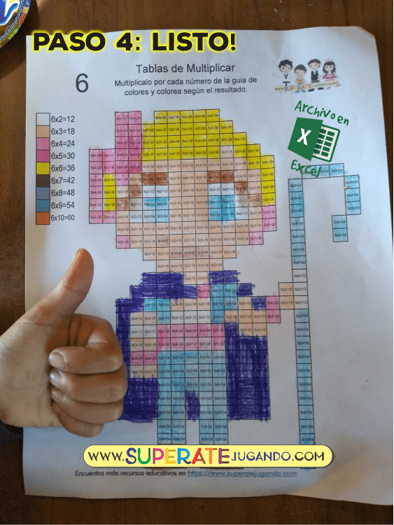 Pixel Toy Story 1 - Tablas de Multiplicar - Betty -  listo