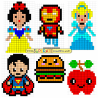 Pixeles Matemáticos Números