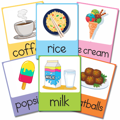Flashcards-Comida-Ingles