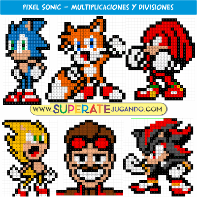 Pixel-Sonic-Multiplicaciones-y-Divisiones