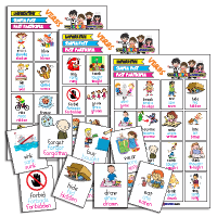 irregular verbs,simple past, past participle ,Bingo, English, Print