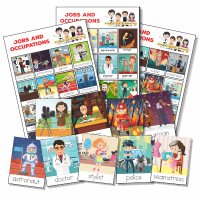 Loteria Oficio y Profesiones en Inglés para Imprimir