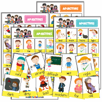 Loteria Adjetivos en Inglés para Imprimir