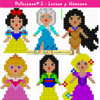 Pixel Princesas 2 - Letras y Números