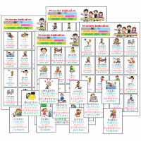 Indicative Present Verbs Bingo in Spanish to Print
